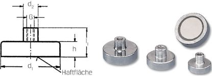 Slika MAGNET D10/20N - ploščati SmCo