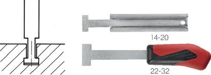 Slika Nutenräumer für Nutenbreite 22-32      AMF