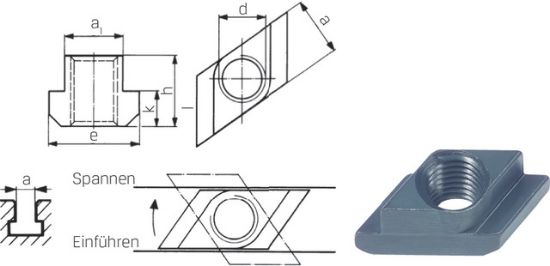 T-Nutenstein-Rhombus Nr.  510   12-M10          AMF