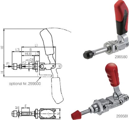 Slika Schubstangenspanner, kurz Gr.2 ohn.Bodenplatte PRETEC