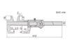 DIGITAL INSIDE GROOVE CALIPER 10-200mm/0.39-8"