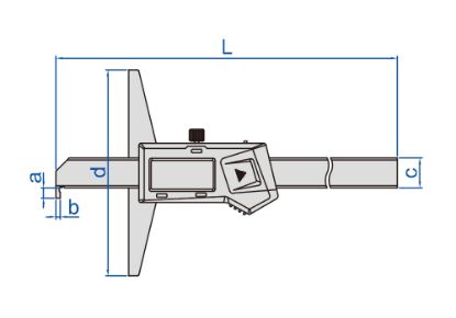 Slika Merilo globinsko digitalno s kavljem 1142