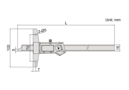Slika Merilo globinsko digitalno 1147