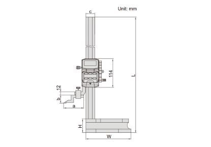 Slika Merilnik in zarisovalnik digitalni višinski 1156