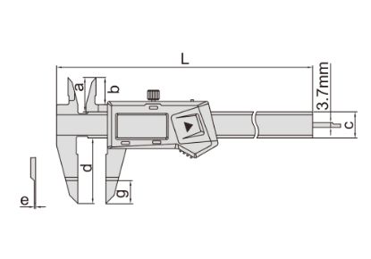 Slika Merilo pomično digitalno 1188