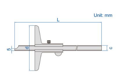 Slika Merilo globinsko analogno 1240