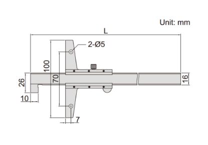 Slika Merilo globinsko analogno 1248