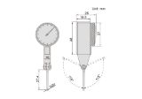 Slika URA MERILNA PUPITASTER DIN2270 0,8/0,01mm INSIZE