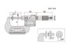 Mikrometer zunanji digitalni z merilnimi obroči 3594