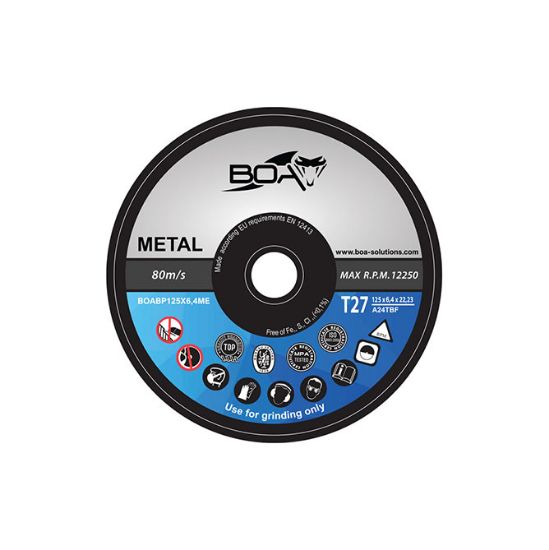 125X6,4MM - PLOŠČA BRUSNA ZA ŽELEZO