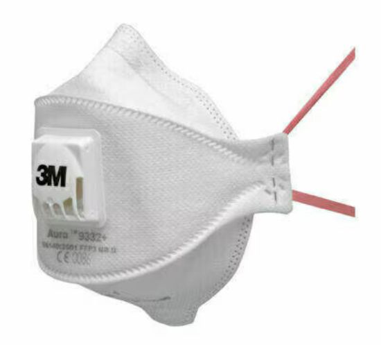 9332+, RESPIRATOR 9332 AURA FFP3 Z VENTILOM