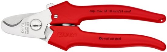Cable shears polished head