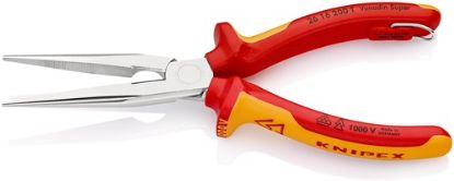 Slika Needle-nose pliers straight VDE with fixing eye