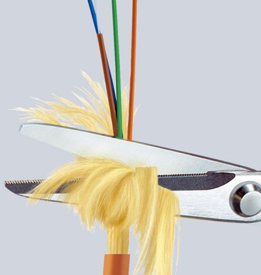 Scissors chrome-plated