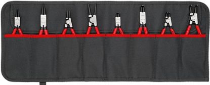 Slika KLEŠČE ZA SOJEMALNE OBROČE 10-60mm notranje in zunanje v 8-delni garnituri KNIPE