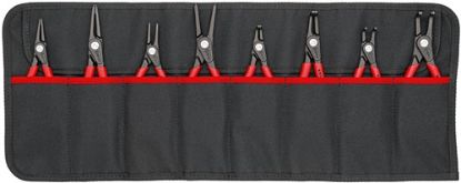 Slika KLEŠČE ZA SOJEMALNE OBROČE 10-60mm notranje in zunanje v 8-delni garnituri KNIPE