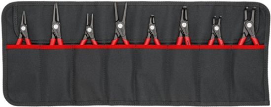 KLEŠČE ZA SOJEMALNE OBROČE 10-60mm notranje in zunanje v 8-delni garnituri KNIPE