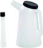 Slika POSODA-MERICA PLASTIČNA Z MERNO SKALO 3L (transparentna/bela)
