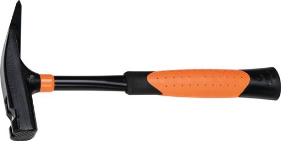 Roofing hammer roughened steel pipe, painted black