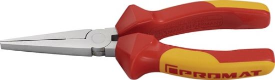 Long-nose pliers pliers, chrome-plated, long, flat