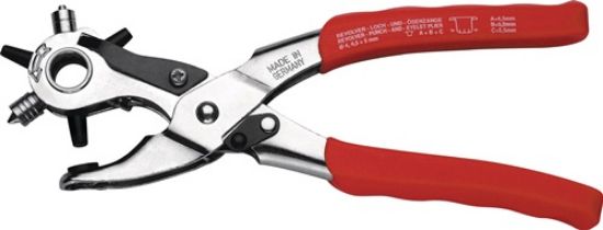Revolving punch/eyelet pliers dm4/4.5/5mm holes eyes dm4.5/5.0/5.5mm