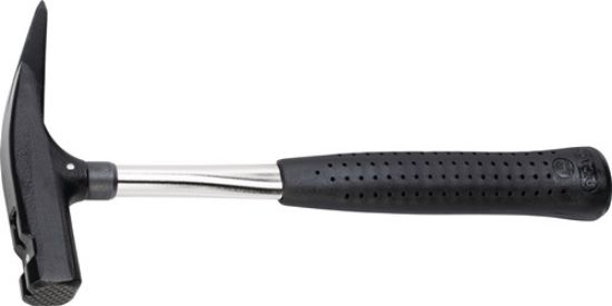 Roofing hammer smooth steel pipe, painted black