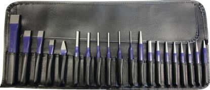 Slika ORODJE v 20-delni garnituri (sekači, prebijači, točkala)