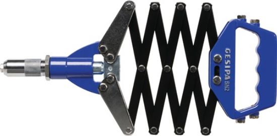 Scissor-type blind riveter working range 3-6.4 mm