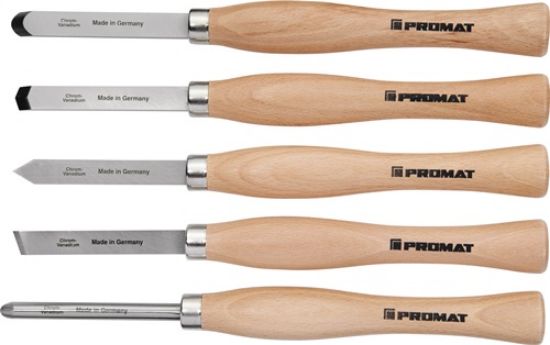 Wood turner chisel set