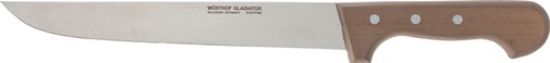 Industrial knife back thick. 2.5 mm wooden handle