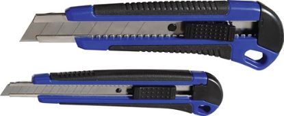 Slika GARNITURA NOŽEV TAPETNIŠKIH z rezilom širine 9 in 18mm v plastičnem ohišju