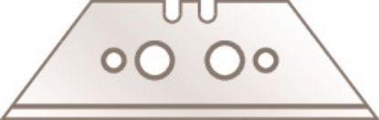 Slika Trapezoid blade with perforation