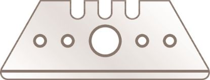 Slika Trapezoid blade with perforation