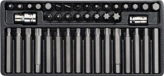 Power wrench set long, slot/PH/iHEX/XZN/T