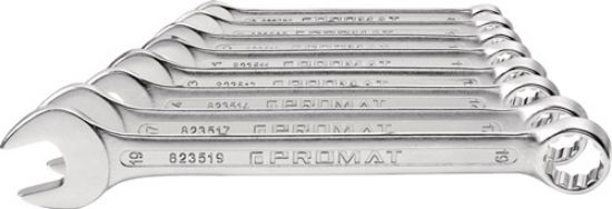 Combination spanner set shape A extra long CV-steel