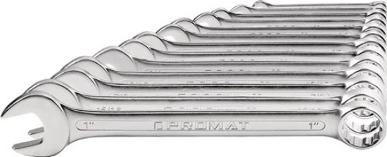 Combination spanner set shape A CV-steel