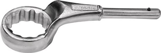 Heavy-duty ring spanner length 180 mm