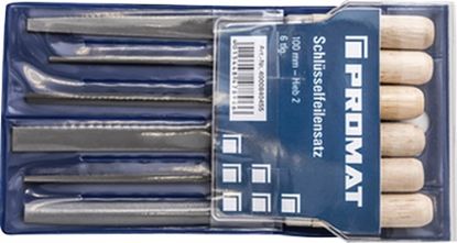 Slika PILE KLJUČAVNIČARSKE DIN7283A L=100/H2 - v 6-delni gar. (plastična embalaža)