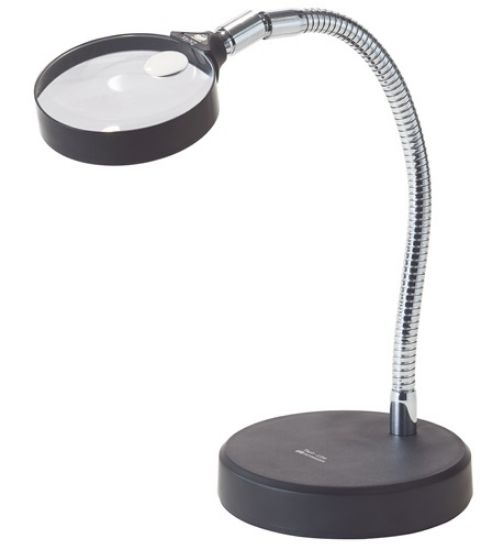 Reading magnifier on stand