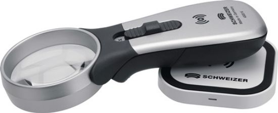 Hand magnifier with light LED
