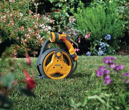 Slika KOLUT NAVIJALNI Z PVC ZALIVALNO CEVJO dolžine 10m/10bar, Pico Reel (vključno z b