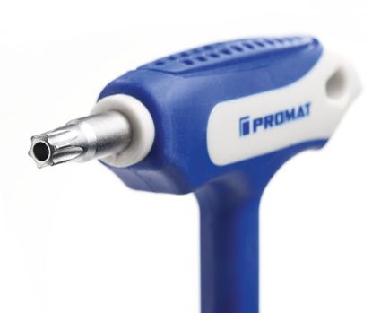 Slika KLJUČ S T-ROČAJEM TORX40x200mm z luknjo (dvokomponentni ročaj)