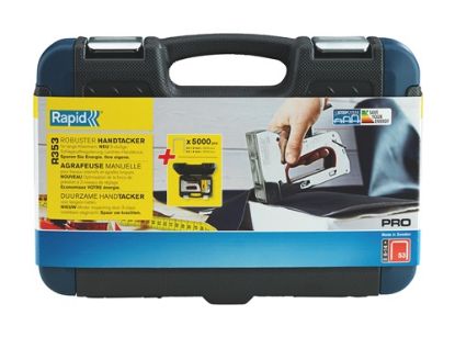 Slika SPENJALEC ROČNI R353 ZA SPONKE TIP 53 (6-14 mm) vključno s 5000 sponkami (2,500 