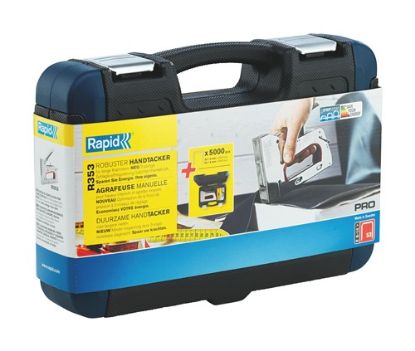 Slika SPENJALEC ROČNI R353 ZA SPONKE TIP 53 (6-14 mm) vključno s 5000 sponkami (2,500 