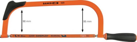 Metal saw frame comfort and front handle