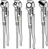 Pipe wrench, Swedish style for pipe 1 inch