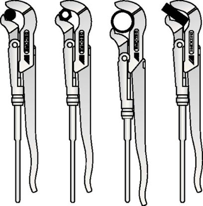 Slika Pipe wrench, Swedish style for pipe 1 inch