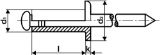 Slika Blind rivet steel / steel