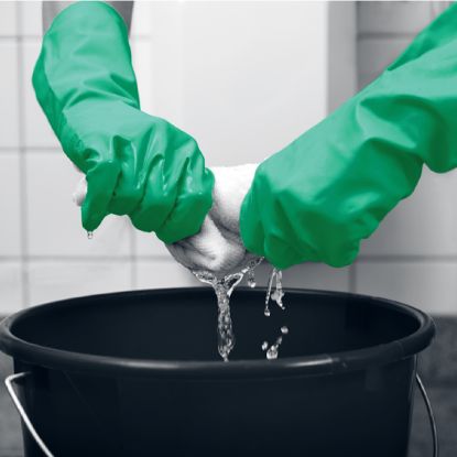 Slika Rokavica iz lateksa, zelene barve, Unigloves, UGHG300G