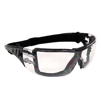 Slika OČALA ZAŠČITNA Modell 585, prozorno steklo 2mm, odporno na praske in meglenje, č